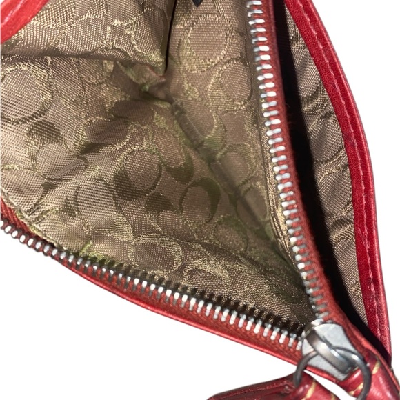 Coach Red Leather Cardholder - Picture 4 of 5